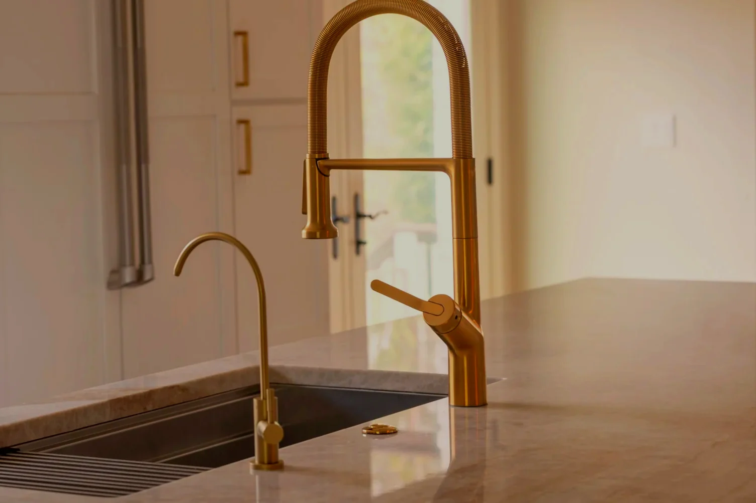 Unlacquered brass detail