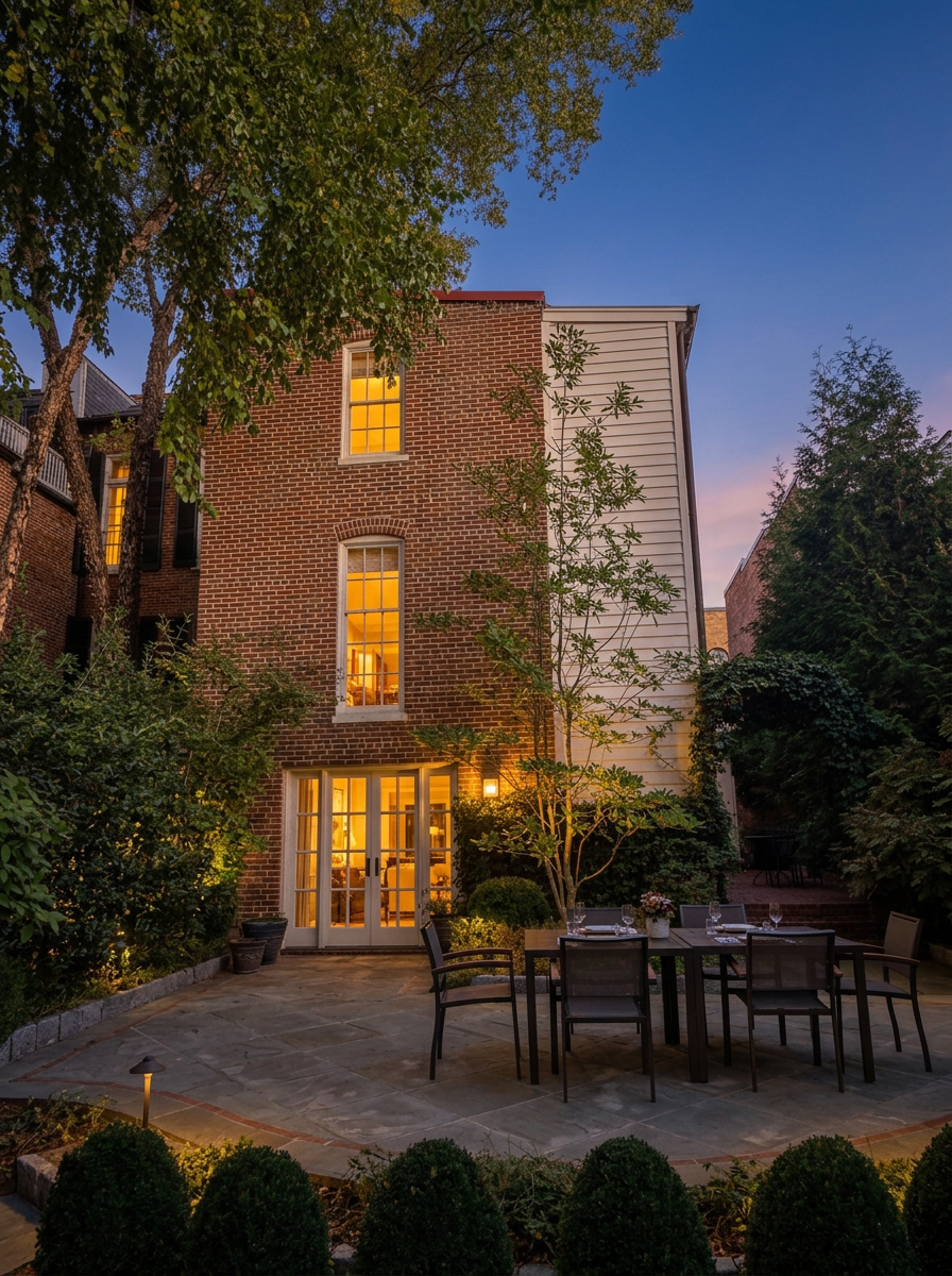 Exterior facade restoration · Georgetown